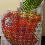 Bitten Apple mosaic
