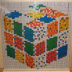 Rubik's Cube mosaic