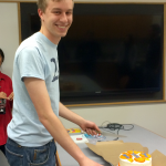 Brenden celebrates his first birthday in the lab (April 2015)