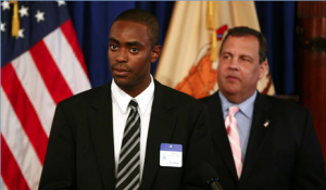 New Jersey Governor's Office presented Jarred with the Woodrow Wilson Teaching Fellowship Awar