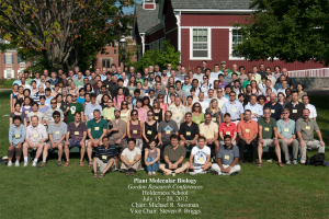 Gordon Research Conferences-Plant Molecular Biology in Holderness, New Hampshire. Nicole and Stacey are on the right.