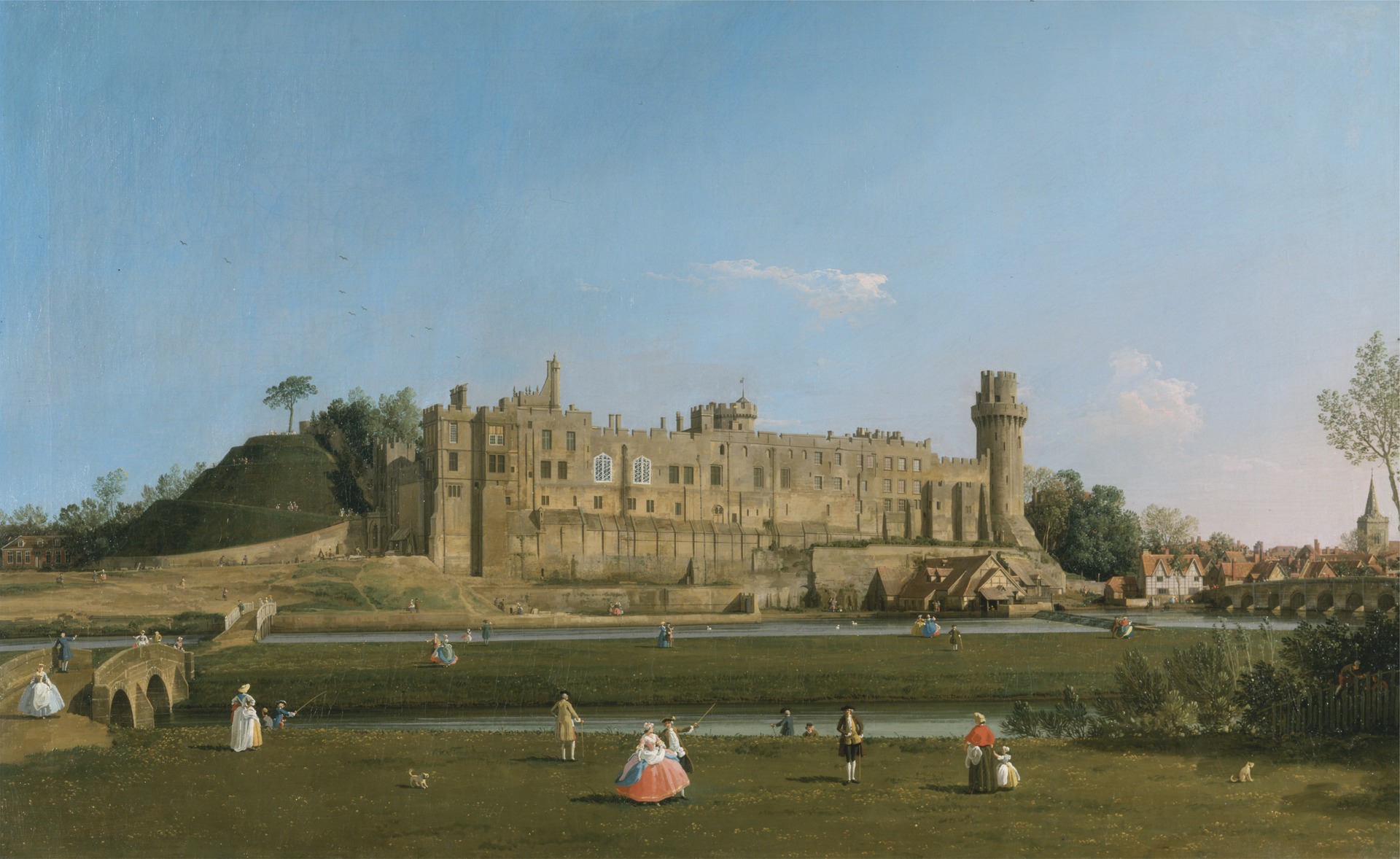 Canaletto. Warwick Castle. 1748-1749. 