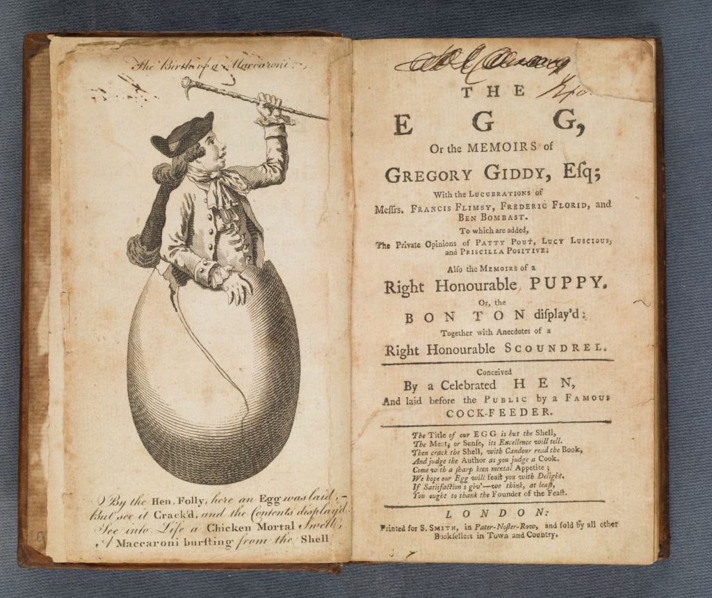 The egg title page