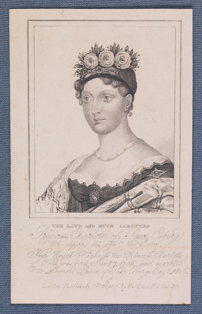 side profile of woman from the waist up, wearing a floral crown