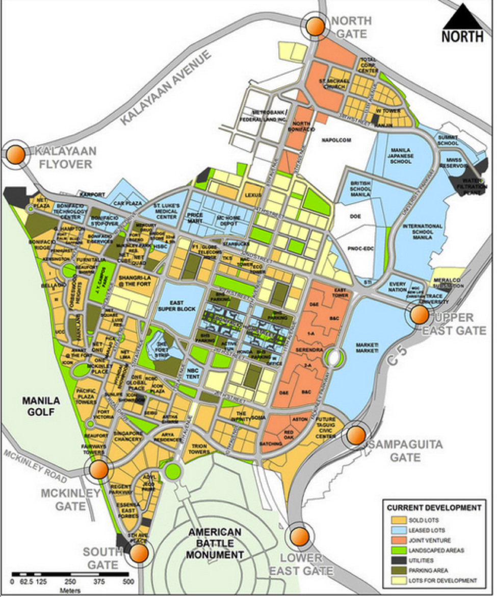 Bonifacio Global City Map
