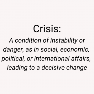 Definition of crisis