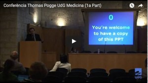 Conferència Thomas Pogge UdG Medicina (1a Part)