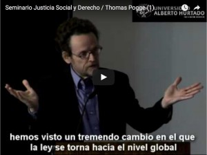Seminario Justicia Social y Derecho / Thomas Pogge (1)