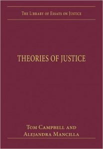 Book Cover of "Theories of Justice"