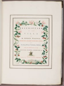 Decorated title page to Bull's copy of the Description